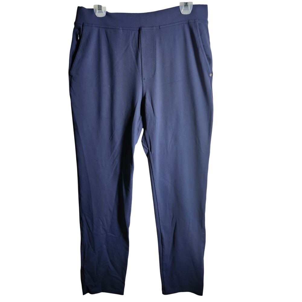 Skechers Mens Navy Blue Athleisure Slip-Ons Pants Medium MPT91 F2042